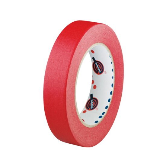 EUROCEL MSK96 | Băng keo giấy chịu nhiệt KT: 24mm x 40m, màu đỏ
