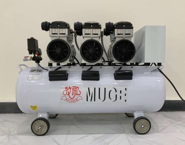 Máy nén khí không dầu giảm âm 8 bar MUGEN Aluminum 150 lít - Hình ảnh 5