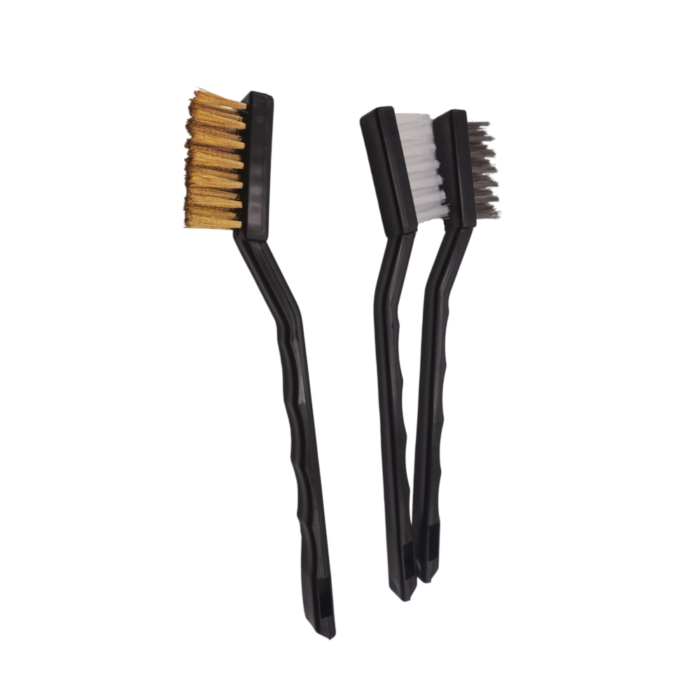 Bộ bàn chải mini VERTEX Mini detailing brush (Nhựa/Thép/Đồng thau)