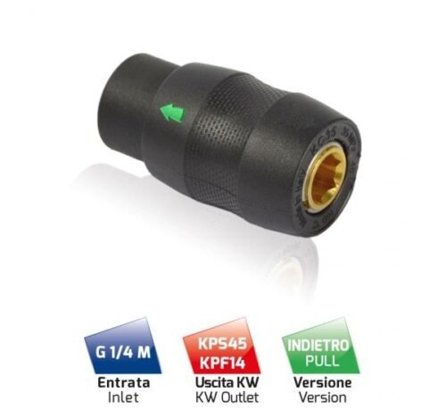 Đầu nối nhanh súng rửa xe MTM ATTACCO RAPIDO A SFERE KC35 VERS INDIETRO, kết nối nhanh KC35