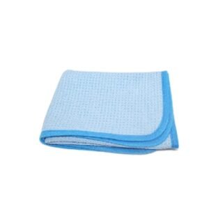 Khăn lau kính PLIX PREMIUM WAFFLE-WEAVE 380GSM, Màu: xanh dương