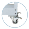 Kệ xe đẩy đa năng 3 tầng FYTECH FY903B - Ảnh 4